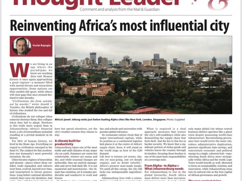 The Mail & Guardian| Reinventing Africa’s most influential city