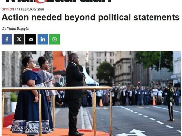 Mail & Gaurdian | Action needed beyond political statements