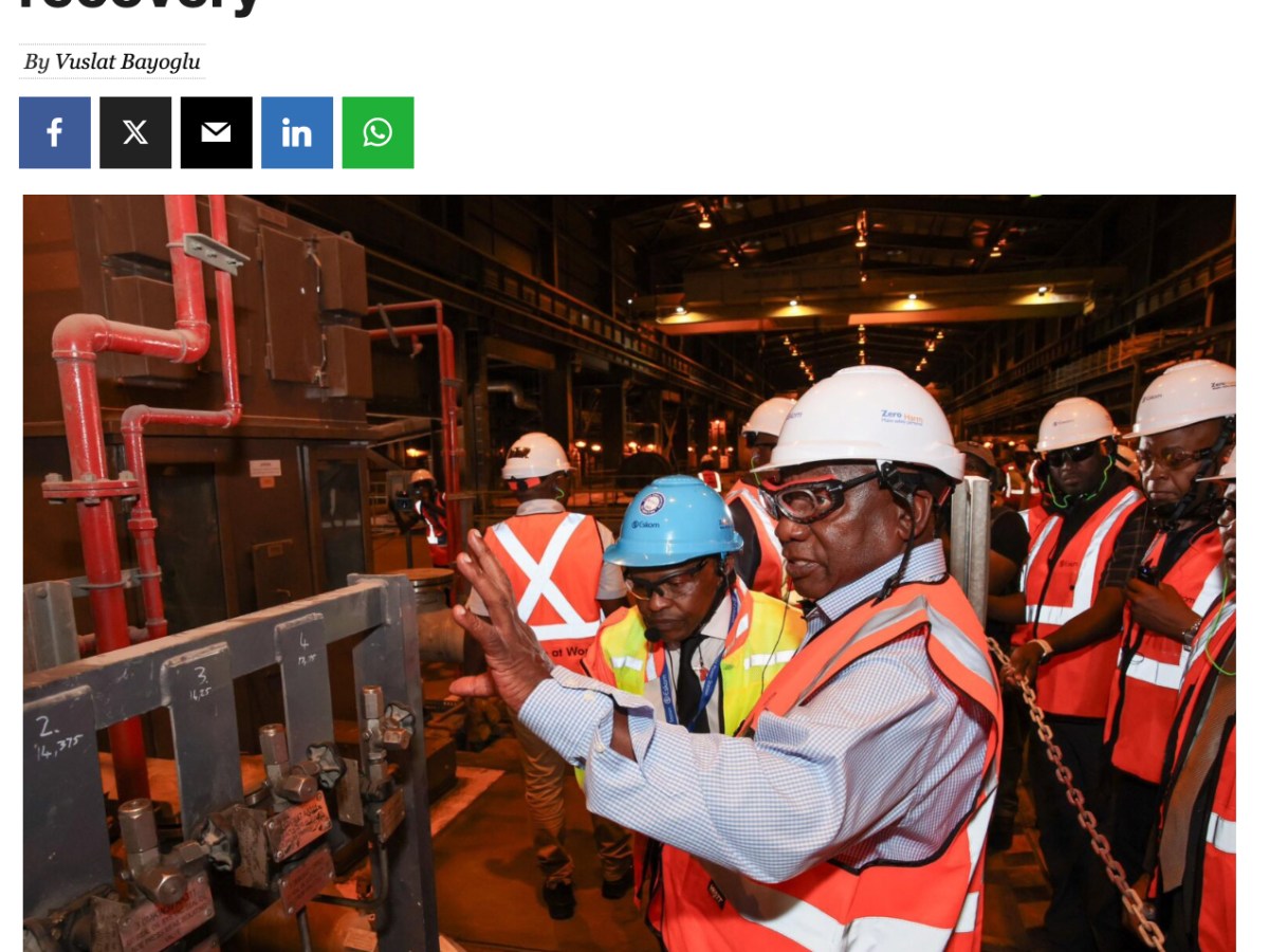 Mail & Gaurdian | Eskom still backbone of economic recovery